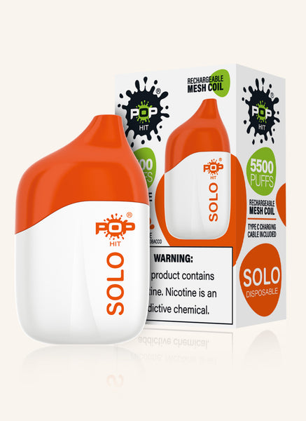 Pop Solo Disposable Device Orange Soda popvapor-demo Pop Solo Disposable Device Orange Soda popvapor-demo