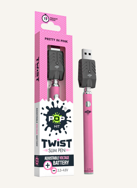 Pop Hit Twist Slim Pen 1ct Pretty In Pink popvapor-demo Pop Hit Twist Slim Pen 1ct Pretty In Pink popvapor-demo
