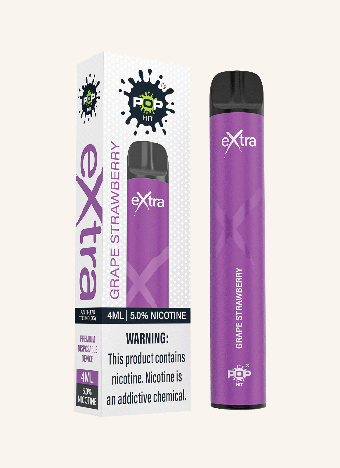 Pop Extra Disposable Device – Grape Strawberry